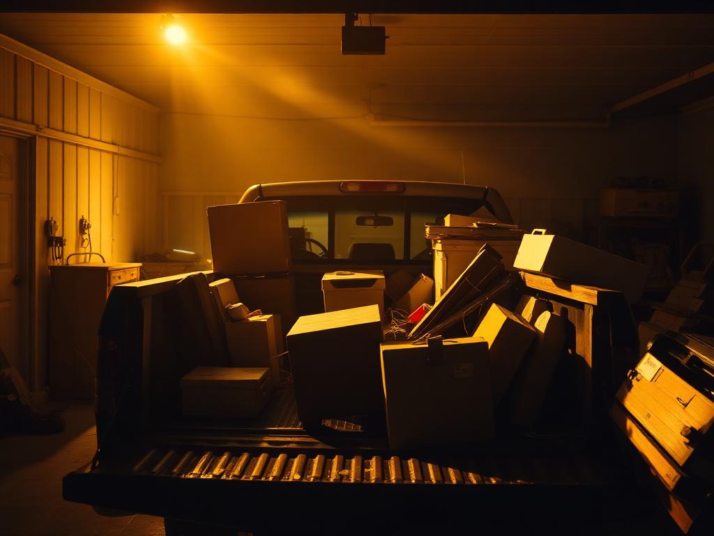Junk hauled — Garage reset